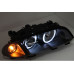 AUTOLAMP LED DUAL ANGEL PROJECTOR HEADLIGHTS BMW E46 4D 1998-01