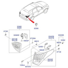 MOBIS BULB COMBINATION TAIL LAMP SET HYUNDAI VERACRUZ IX55 2006-15 MOBIS BULB COMBINATION TAIL LAMP SET HYUNDAI VERACRUZ IX55 2006-15
