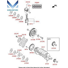 MOBIS CRANKSHAFT AND PISTON KIT 2.4L ENGINES HYUNDAI KIA 2007-20 MOBIS CRANKSHAFT AND PISTON KIT 2.4L ENGINES HYUNDAI KIA 2007-20