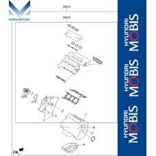 MOBIS GASKET ASSY ENGINE G6DL FOR HYUNDAI KIA VEHICLES 2016-21 MOBIS GASKET ASSY ENGINE G6DL FOR HYUNDAI KIA VEHICLES 2016-21