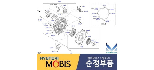 37-365 TRACTION MOTOR GDU HEV HYUNDAI ELANTRA 2020-23
