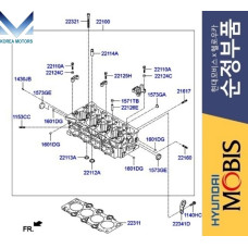 MOBIS HEAD ASSY-CYLINDER ENGINE D4FA / D4FB KIA HYUNDAI 2010-20 MOBIS HEAD ASSY-CYLINDER ENGINE D4FA / D4FB KIA HYUNDAI 2010-20
