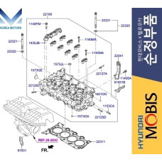 MOBIS HEAD ASSY-CYLINDER FOR ENGINE T-GDI G4LD HYUNDAI KIA 2016-23 MOBIS HEAD ASSY-CYLINDER FOR ENGINE T-GDI G4LD HYUNDAI KIA 2016-23