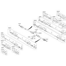 MOBIS FRONT JOINT ASSY-CV SET FOR KIA MORNING PICANTO 2011-15 MOBIS FRONT JOINT ASSY-CV SET FOR KIA MORNING PICANTO 2011-15