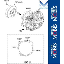 MOBIS TRANSMISSION A8LF 8-SPEED G4FP HYUNDAI SONATA DN8 2019-23 MOBIS TRANSMISSION A8LF 8-SPEED G4FP HYUNDAI SONATA DN8 2019-23