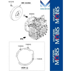 MOBIS KOROBKA AVTOMAT A6LF 6-SPEED L4NB HYUNDAI KIA 2019-23 MOBIS KOROBKA AVTOMAT A6LF 6-SPEED L4NB HYUNDAI KIA 2019-23