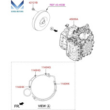NEW TRANSMISSION ASSY-AT 6-SPEED 2WD/4WD HYUNDAI SANTA FE 2018-22