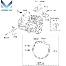 NEW TRANSMISSION ASSY-MT 4WD SET FOR KIA SORENTO 2009–12