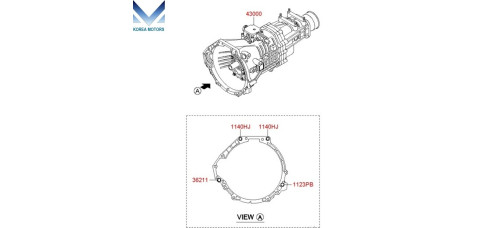 NEW MANUAL TRANSMISSION 6-SPEED 2WD HYUNDAI STAREX H-1 2007-15