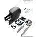 CUP HOLDER SET KIT WITH COOLING FOR HYUNDAI SANTA FE DM 2012-16