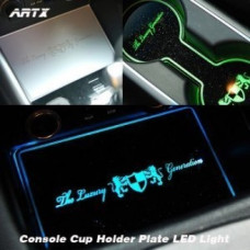ARTX HYUNDAI SANTA FE DM - LED CUP HOLDER CONSOLE INTERIOR PLATES ARTX HYUNDAI SANTA FE DM - LED CUP HOLDER CONSOLE INTERIOR PLATES